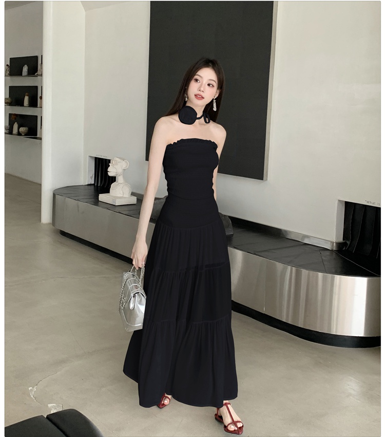 Slim France style petticoat summer dress for women