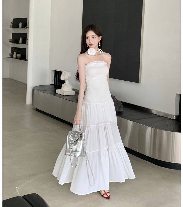 Slim France style petticoat summer dress for women