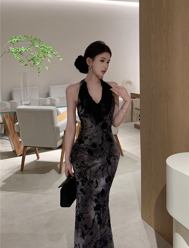 Spicegirl dress Chinese style long dress for women