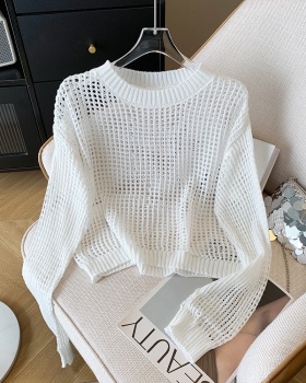 Loose spring Korean style sweater short thin smock