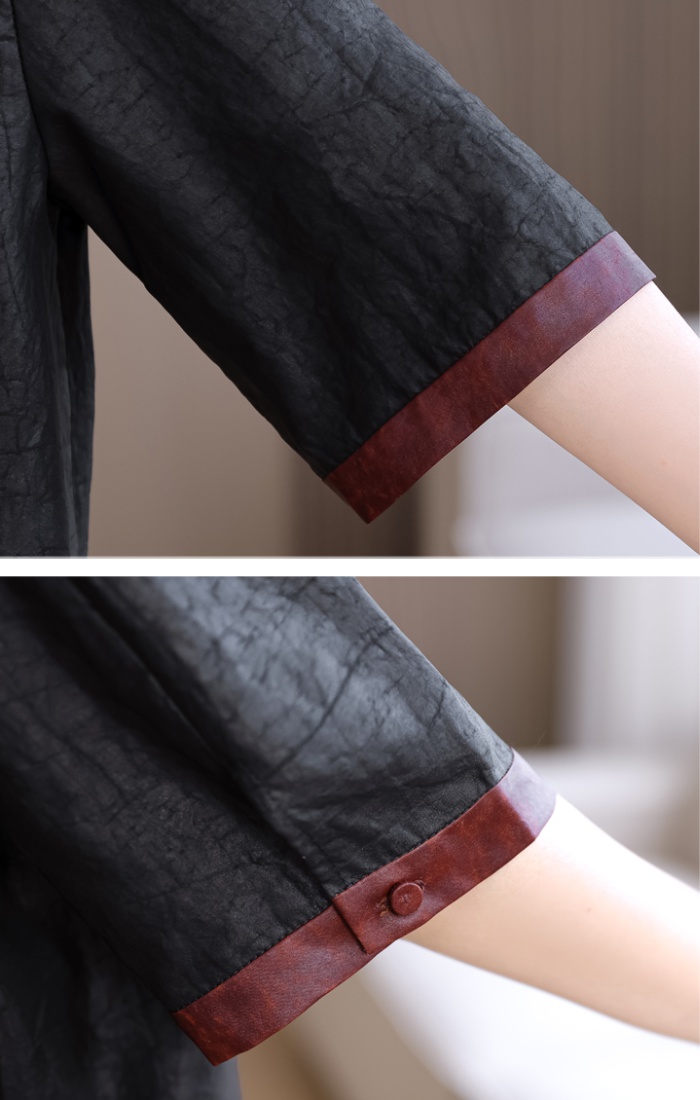 Chinese style silk harem pants real silk shirt 2pcs set