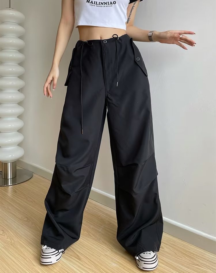 Straight pants casual pants thin wide leg pants for women