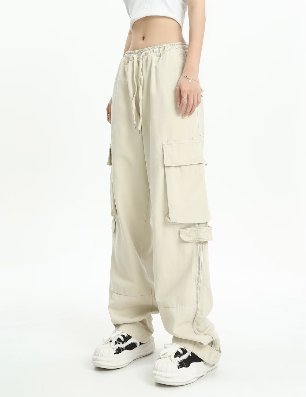 Hip-hop pants summer wide leg pants for women