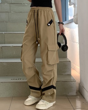Straight spring casual pants pure work pants for women