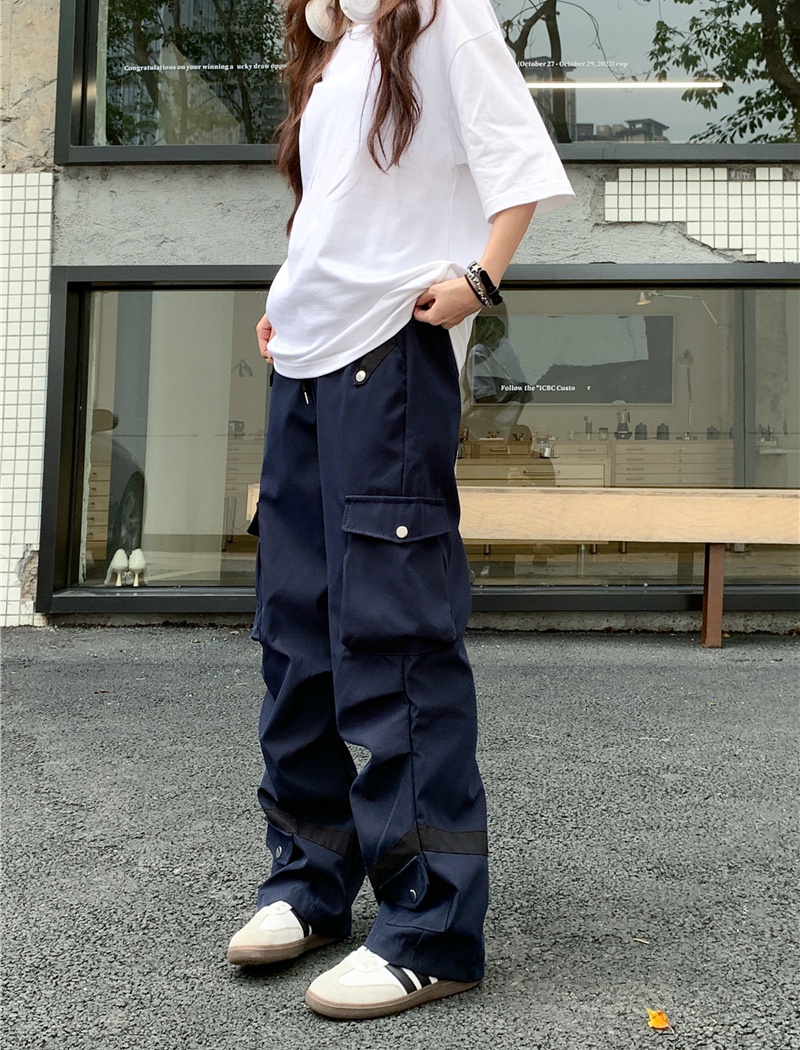 Straight spring casual pants pure work pants for women