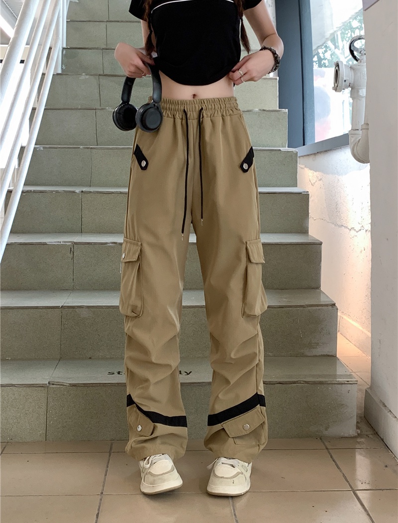 Straight spring casual pants pure work pants for women