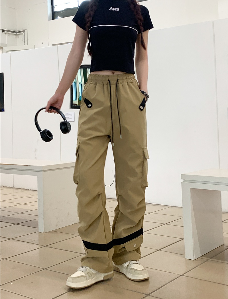 Straight spring casual pants pure work pants for women