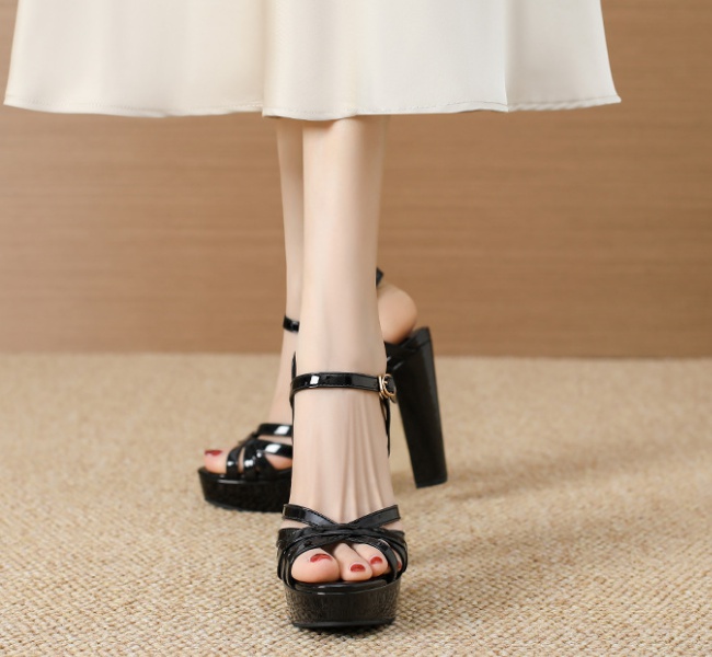 Catwalk high-heeled shoes sandals for women