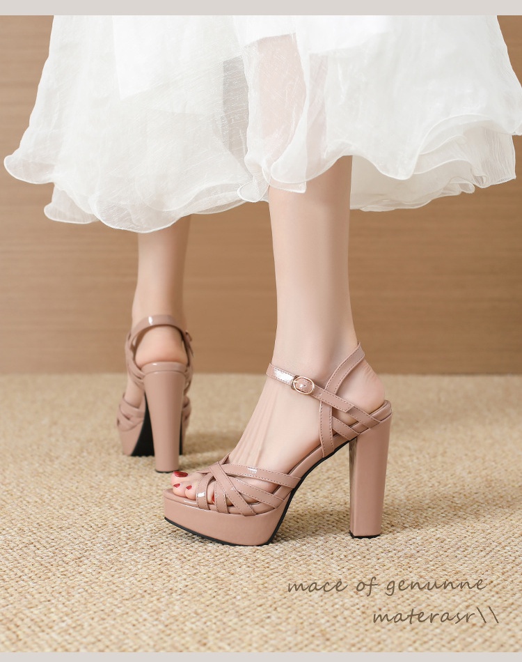 Catwalk high-heeled shoes sandals for women