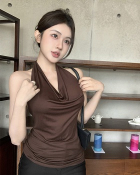 Enticement slim Korean style T-shirt sling summer vest