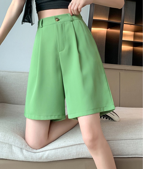 Straight wide leg pants Casual business suit for women