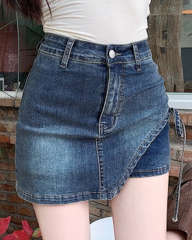 Denim spicegirl shorts small fellow skirt for women