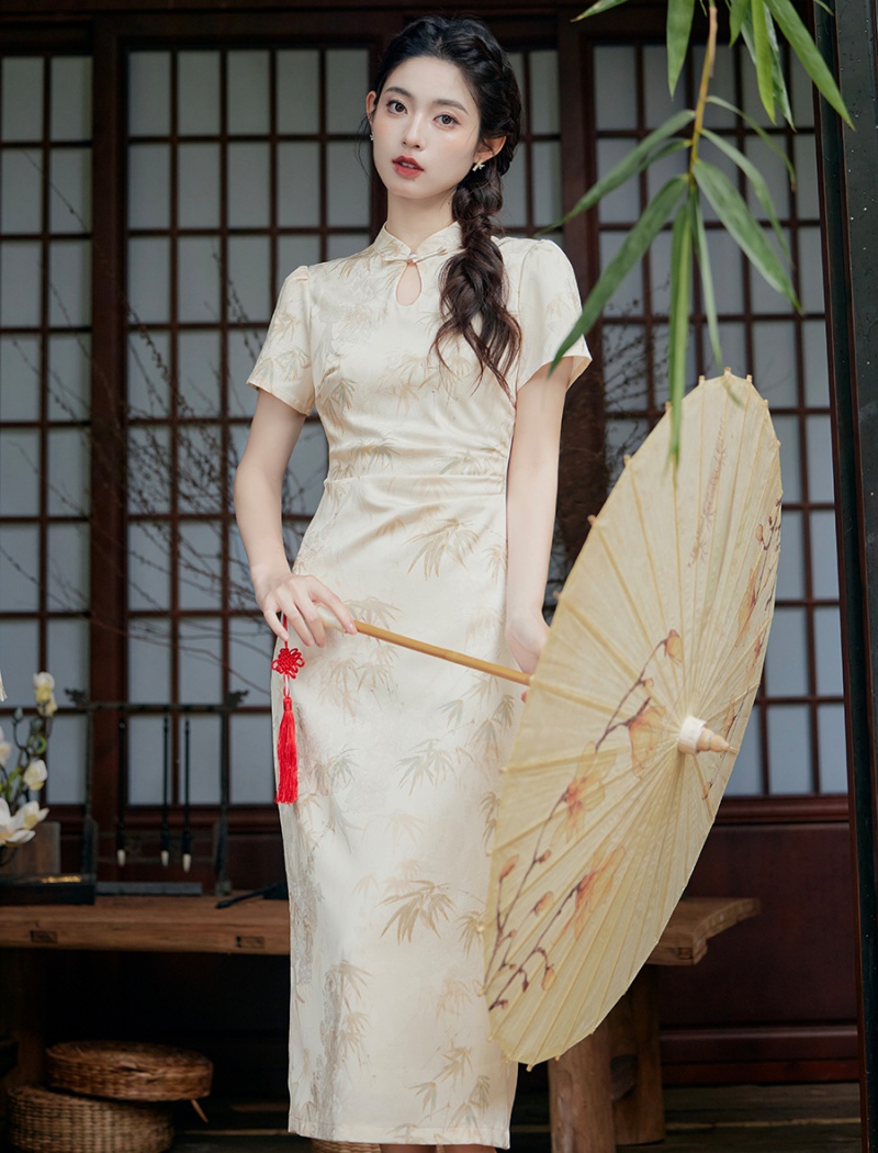 Chinese style dress summer cheongsam