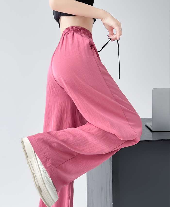 Casual loose wide leg pants summer thin pants for women