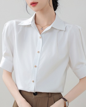Profession shirt short sleeve work clothing for women