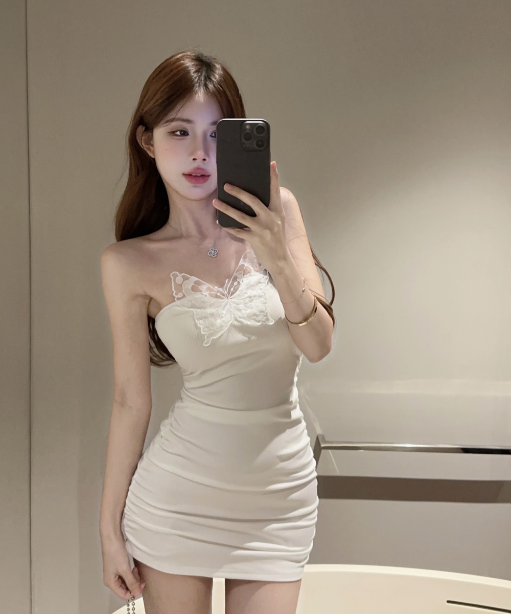 Sexy enticement fashion tight package hip dress