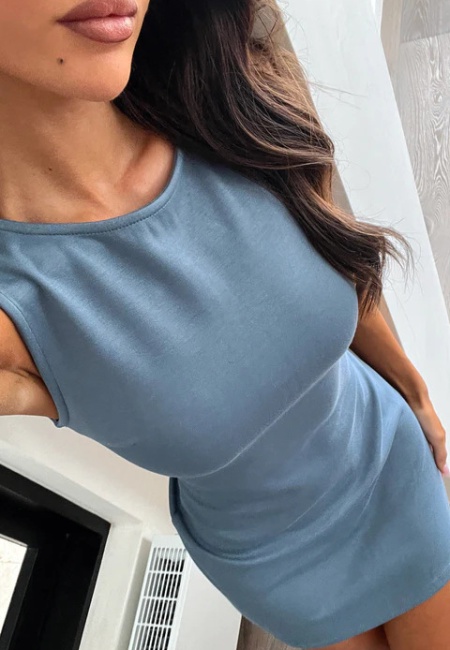Sexy dress slim sleeveless dress for women