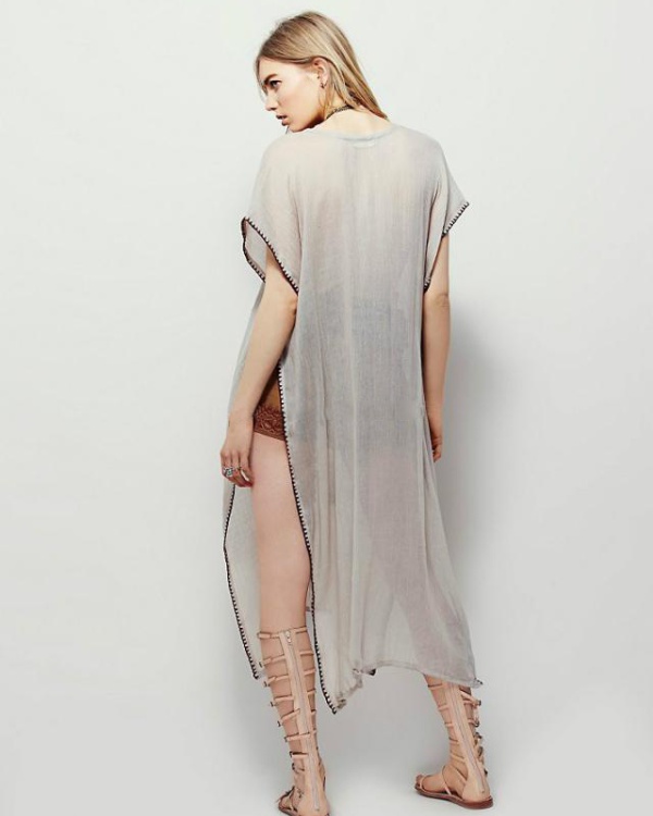 Elegant embroidery dress temperament shawl