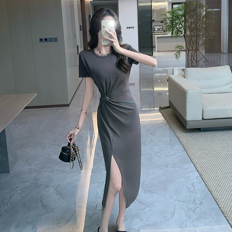 Summer temperament irregular Casual dress for women