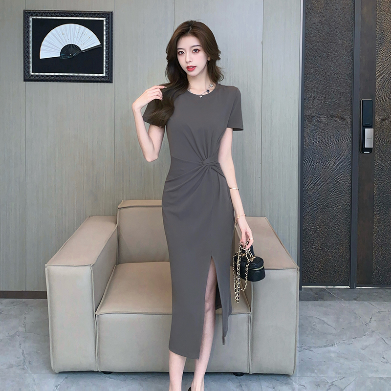 Summer temperament irregular Casual dress for women