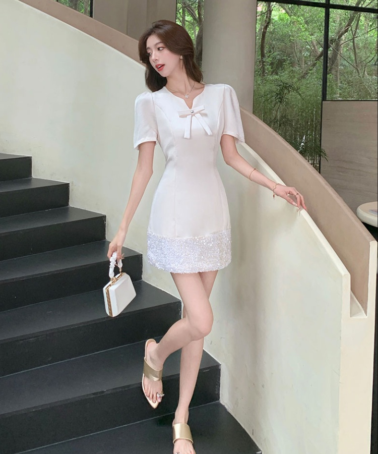 Summer chanelstyle small fellow dress for women