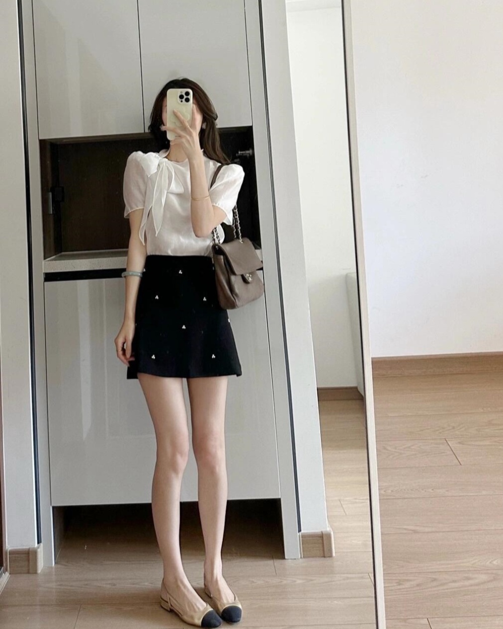 Short sleeve skirt temperament short skirt for women