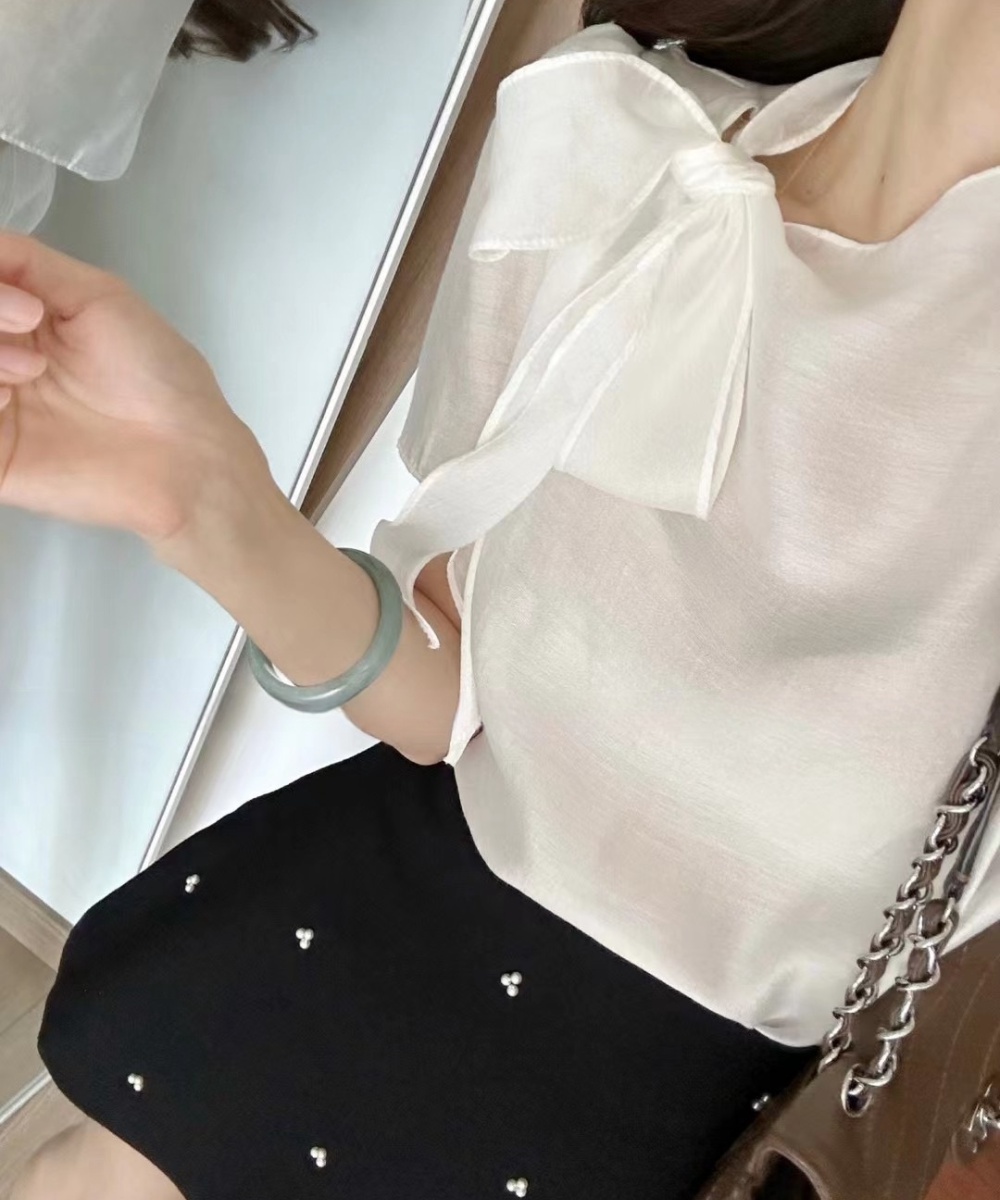 Short sleeve skirt temperament short skirt for women