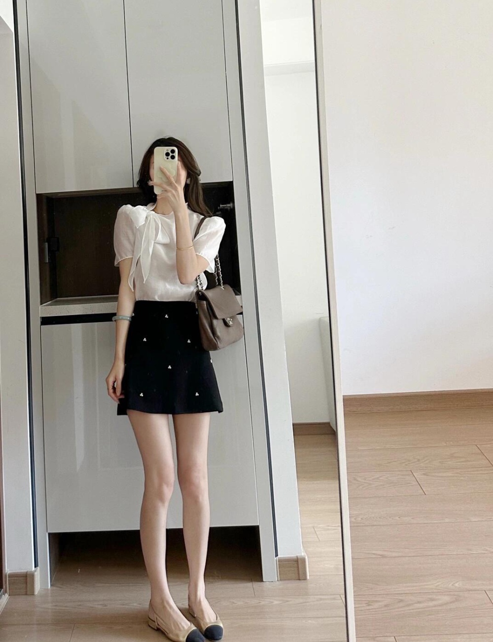 Short sleeve skirt temperament short skirt for women