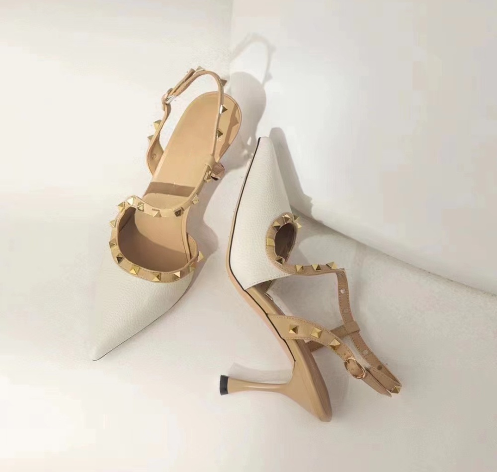 Pointed fashion high-heeled shoes summer sandals for women