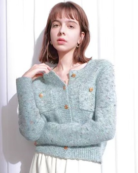 France style sweet coat lazy knitted cardigan for women