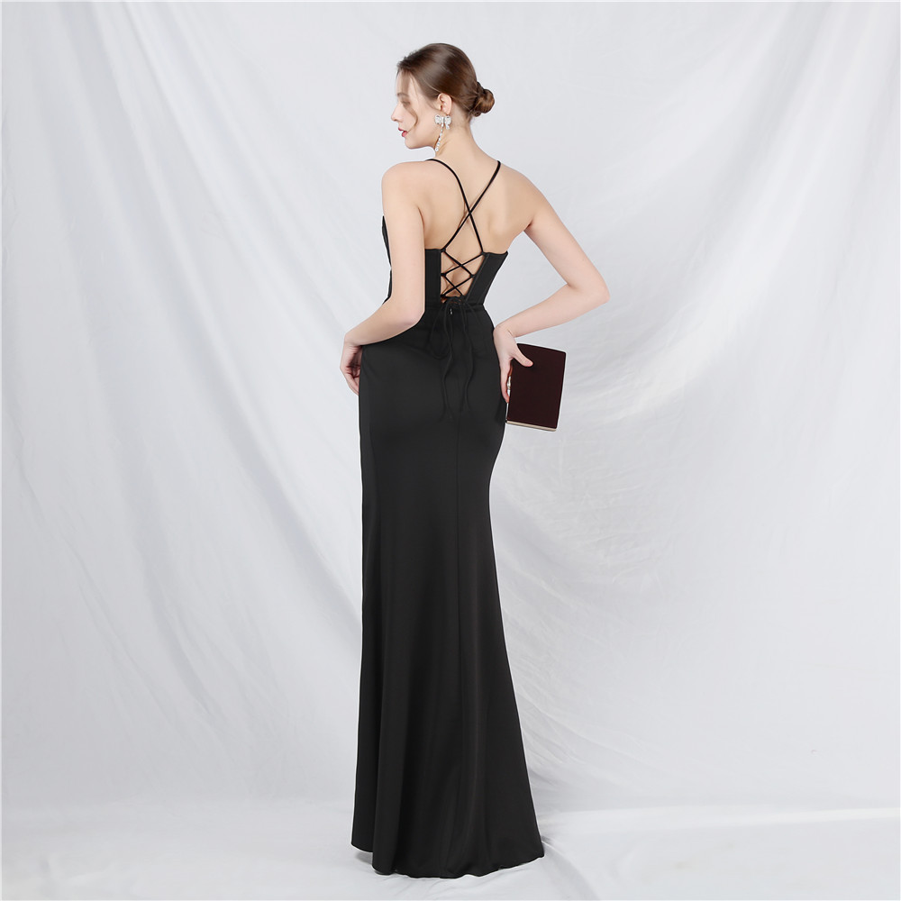 Set beads sling evening dress court style waistcoat