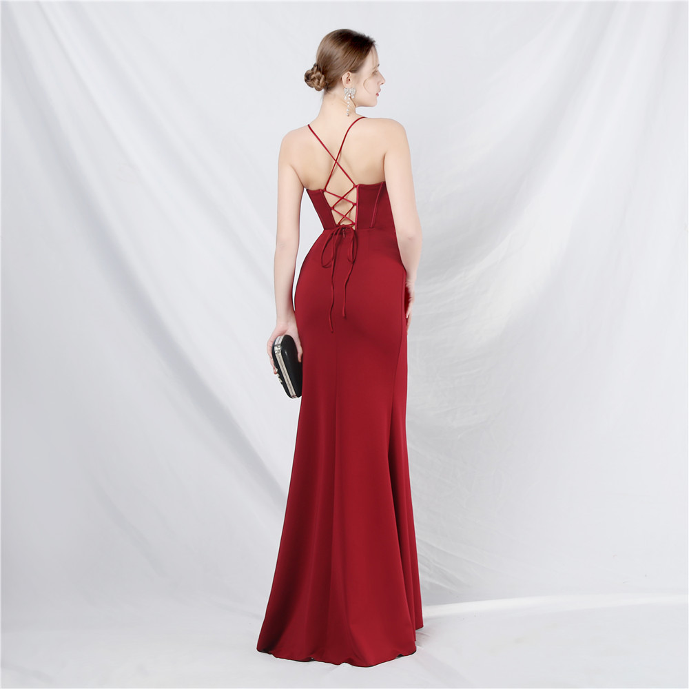 Set beads sling evening dress court style waistcoat