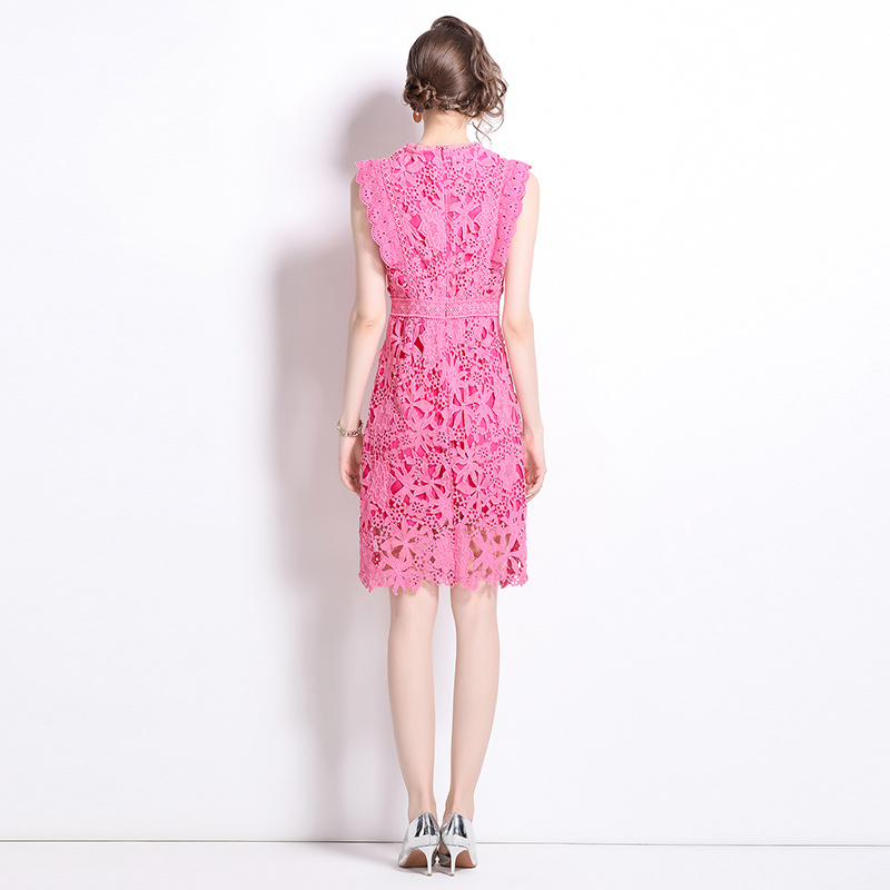 Lace temperament long dress elegant France style dress