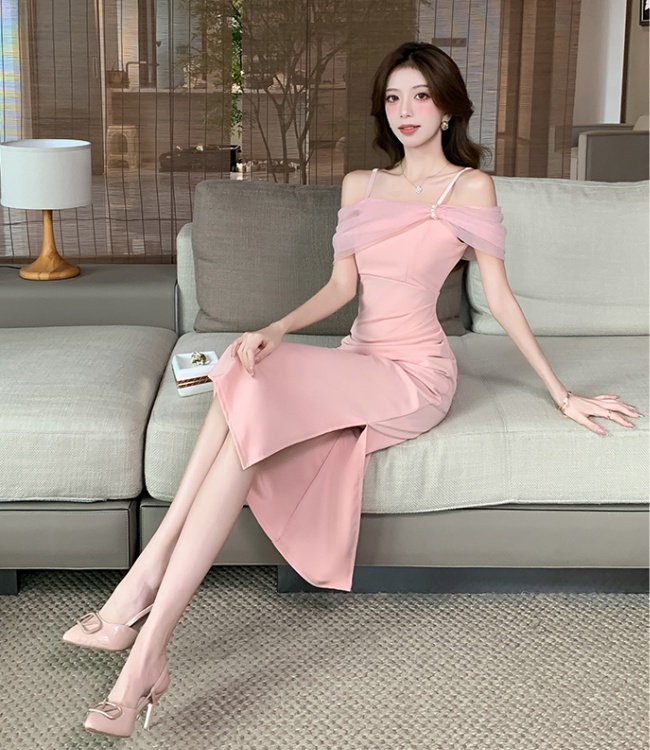 Slim sexy summer strapless ladies dress for women