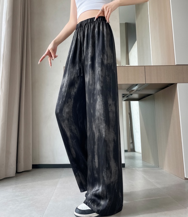 Straight pants summer wide leg pants for women