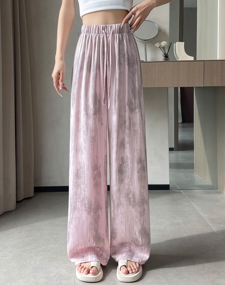 Straight pants summer wide leg pants for women