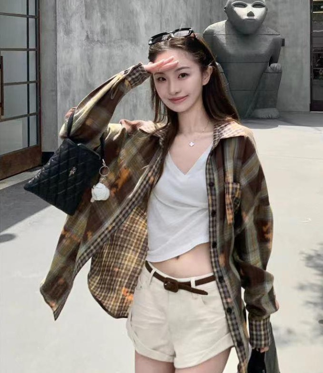 Plaid retro shirt