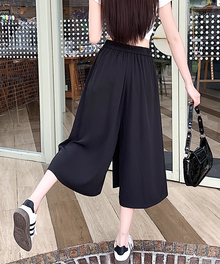 Summer retro culottes A-line business suit for women