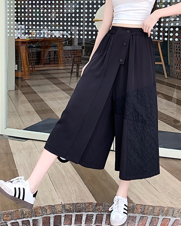 Summer retro culottes A-line business suit for women