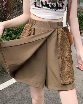 Mixed colors skirt summer short skirt for women
