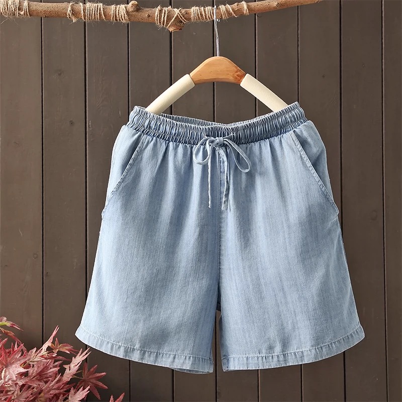 Frenum summer jeans Casual loose short jeans for women