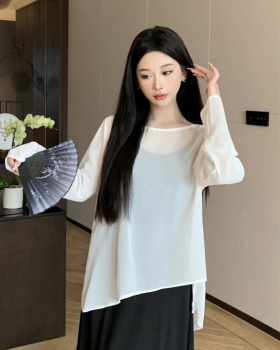Chinese style butterfly smock retro shirt