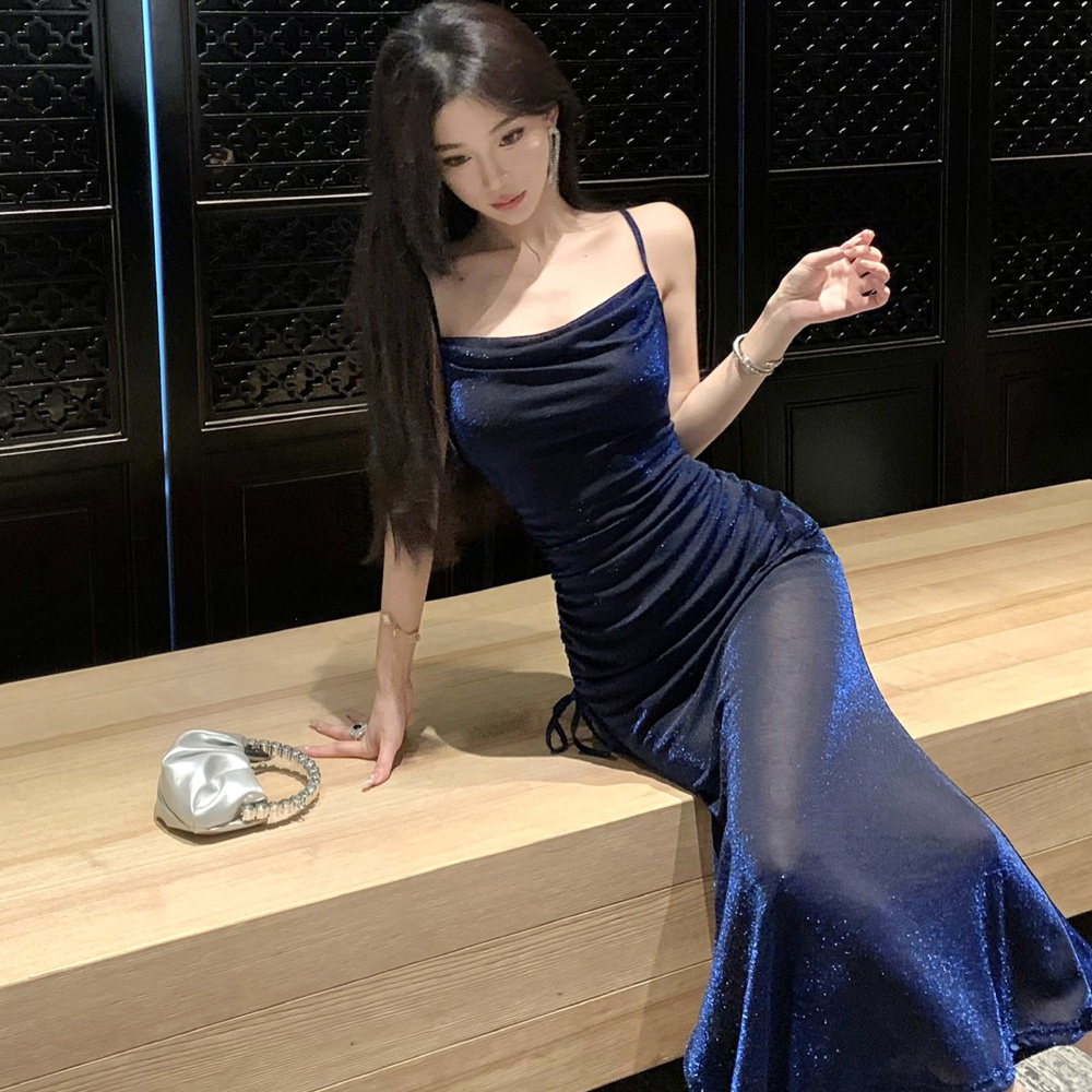 Temperament summer dress banquet formal dress