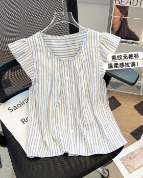 Boats sleeve stripe tops show young shirt for women