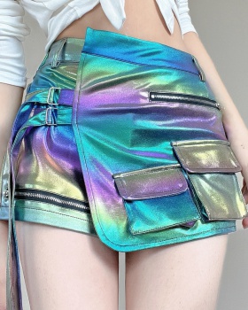 Colorful fashion shorts colors bar culottes for women