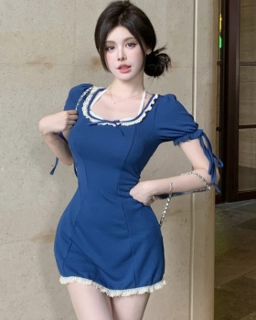 Fashion enticement repair waist slim dress for women