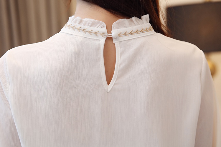 All-match bottoming shirt cstand collar tops