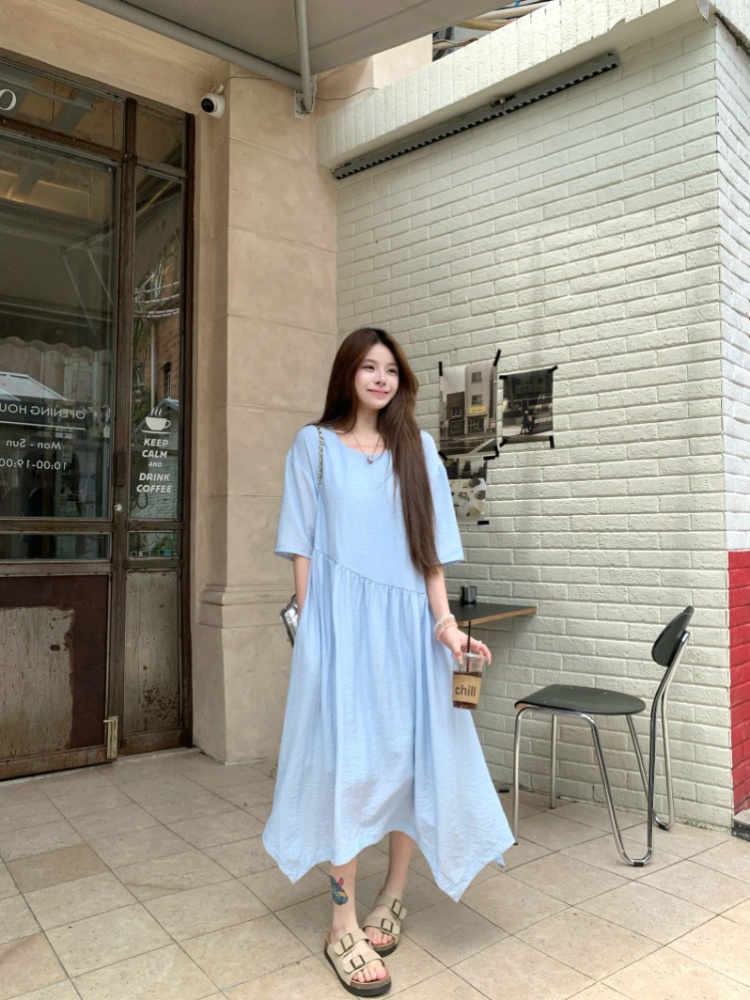 Niche skirt hem elegant irregular dress