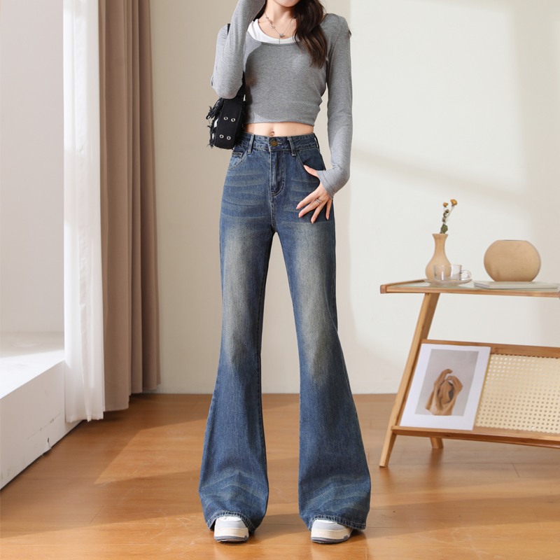 Lengthen retro pants spicegirl jeans for women