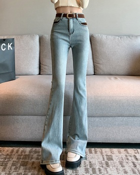 Autumn elasticity jeans lengthen pants for women